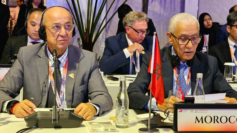 La position du Maroc sur le Sahara: Lors de sa prise de parole devant le Parlement de l’ASEAN, Talbi Alami souligne les dangers du terrorisme et du séparatisme